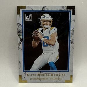 2020 Donruss #ESR-JH Justin Herbert Elite Series Rookies NFL Chargers Card